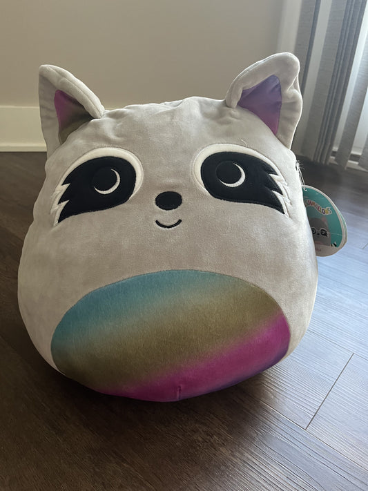 #124 Max Raccoon Squishmallow 13"