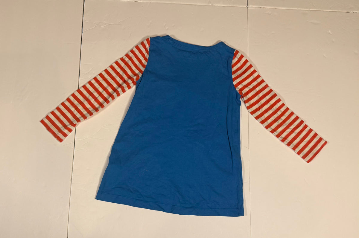 #141 Girls 5-6Y Mini Boden Doctor Applique Tunic