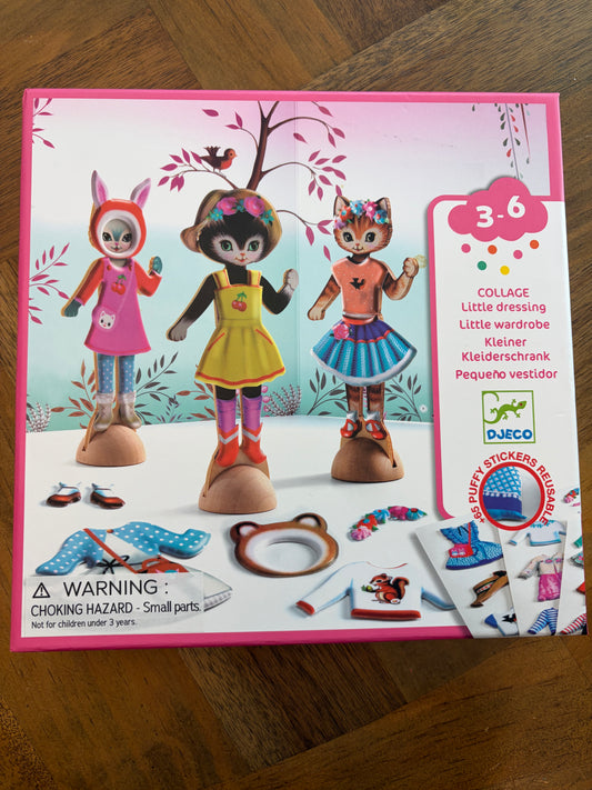 Seller 22 wooden animal dress up set