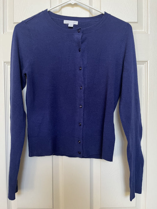#124 EUC NY&Co Blue Women's Cardigan Size M