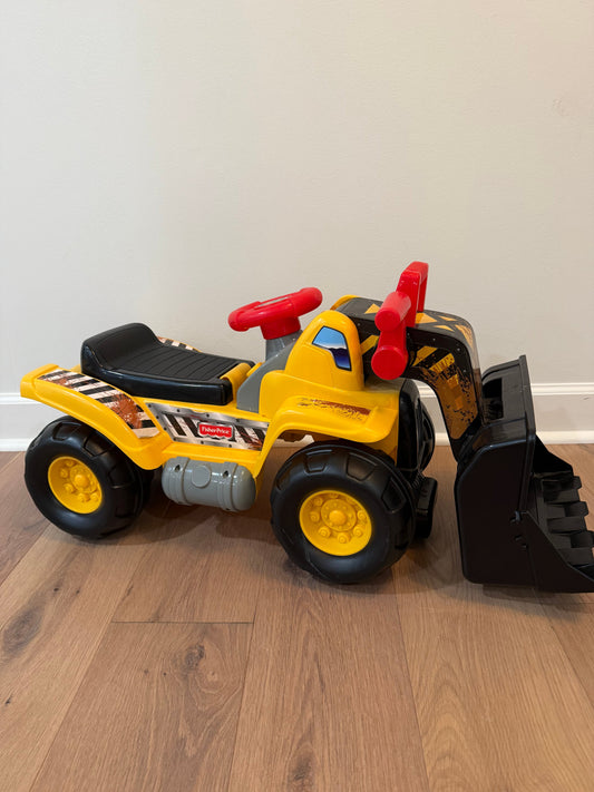 *REDUCED*#21 Fisher-Price Big Action Load N' Go Push Ride-On with Working Front Loader