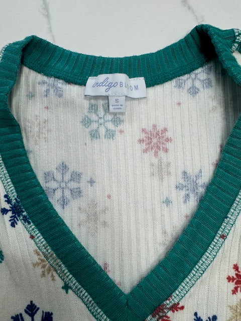 #222 Women's S Boutique Christmas Pajama Set (NWOT)