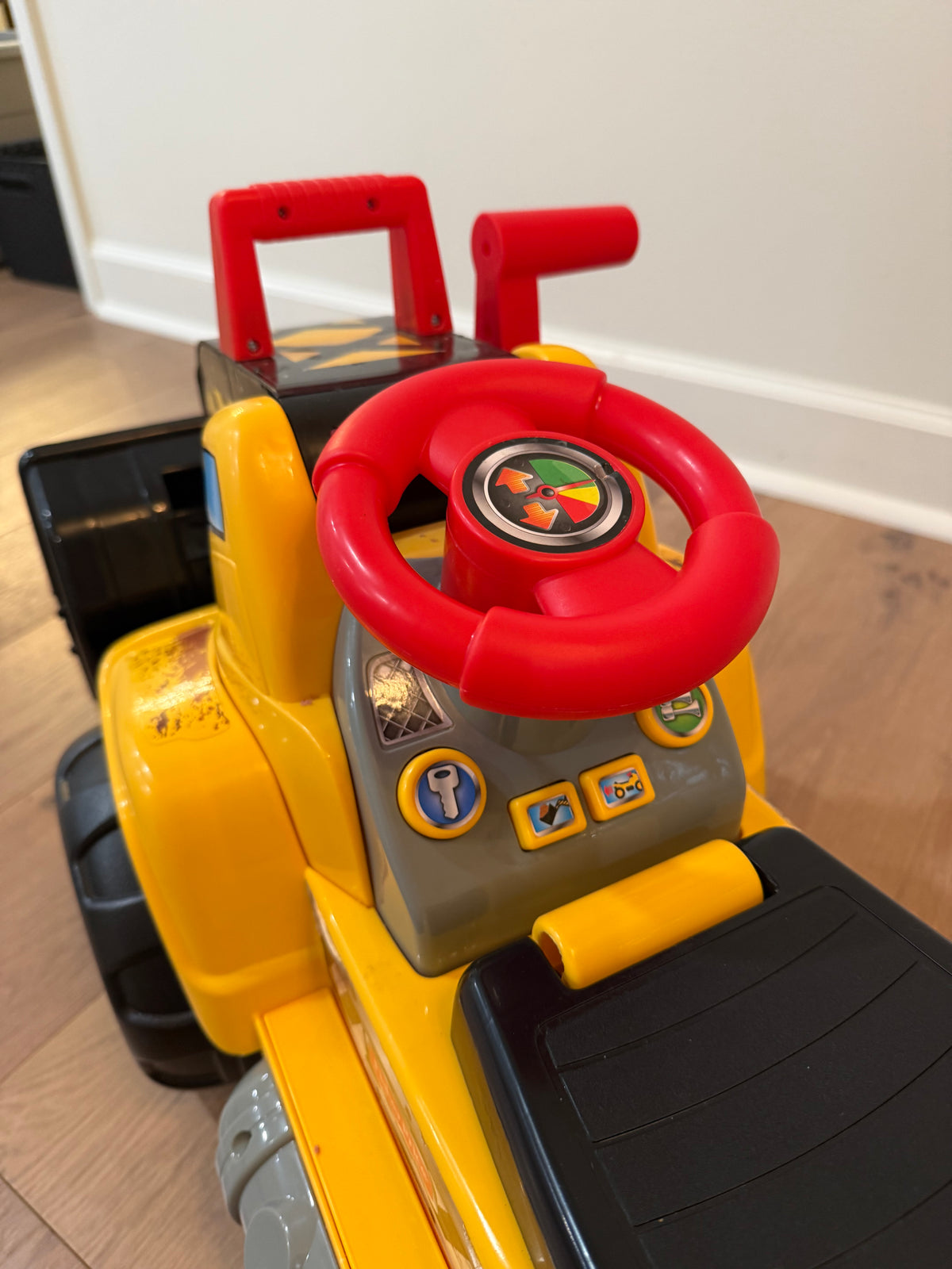 #21 Fisher-Price Big Action Load N' Go Push Ride-On with Working Front Loader
