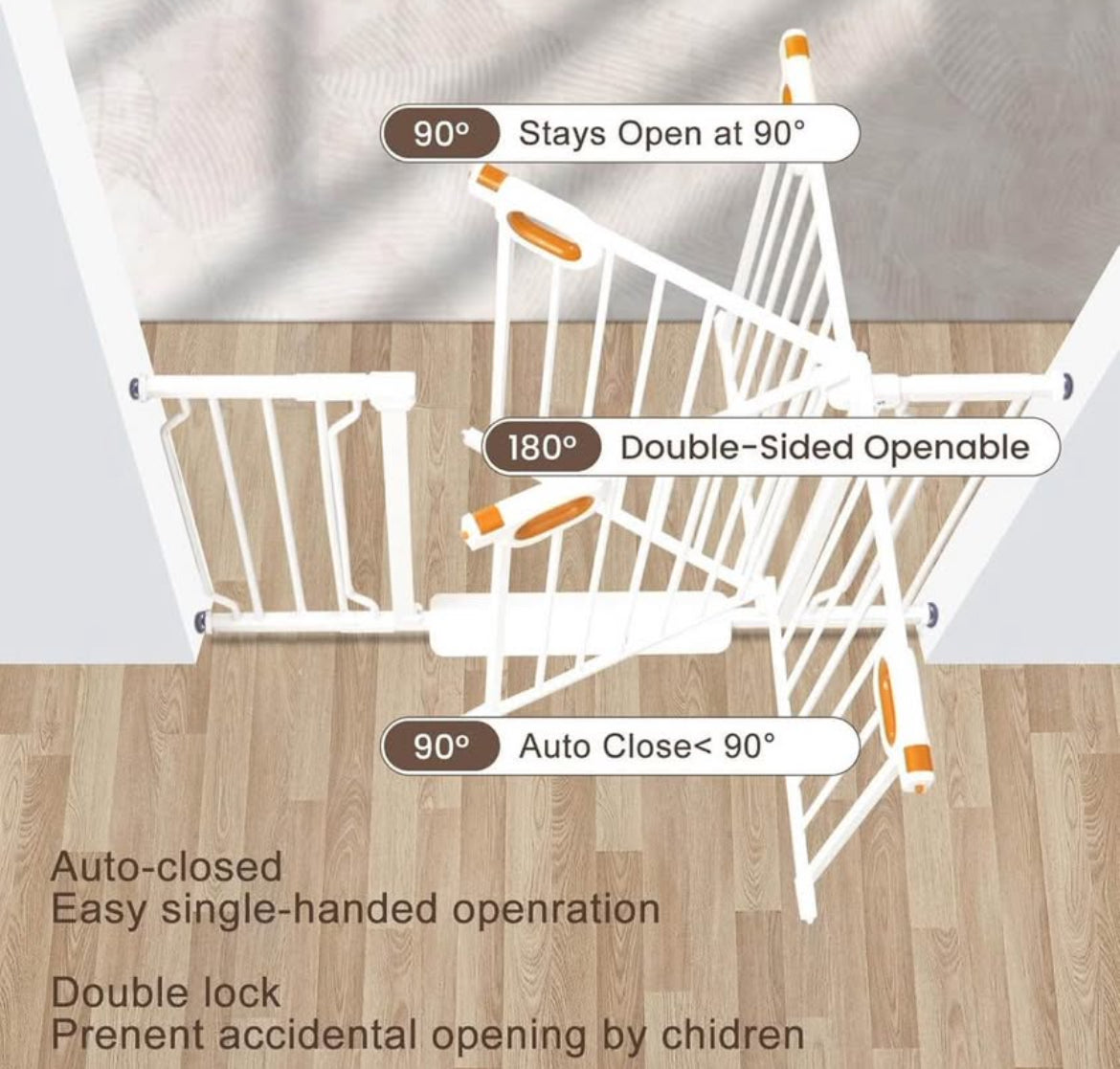 Seller 128 - Owlie Extra Wide Baby Gate - New in Box
