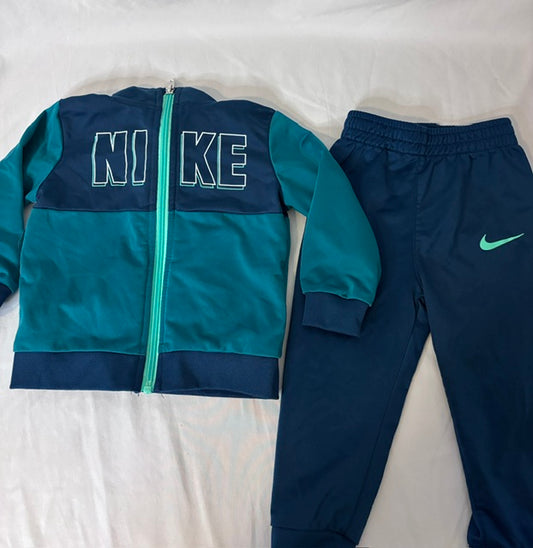 #90 Nike Boys 2-Piece Full-Zip Tracksuit Jacket & Pants Size 18 Months