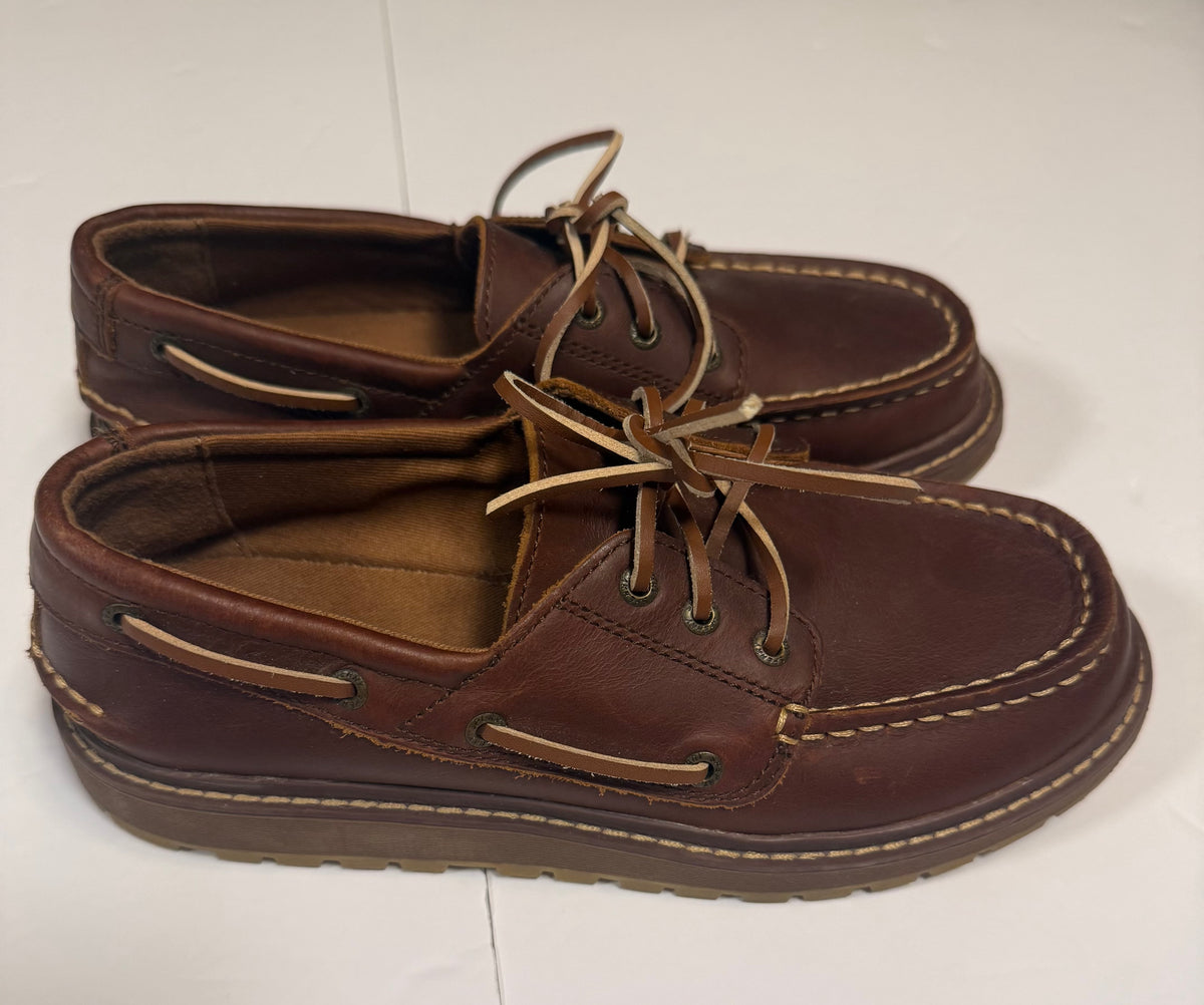 #141 Boys Shoe 4 NWOT Sperry Dark Brown Loafers