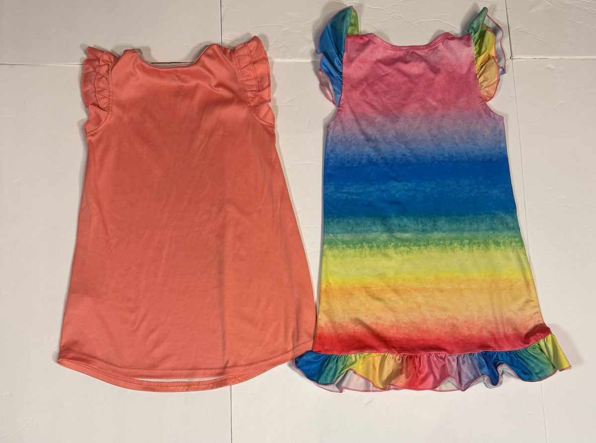 #141 Girls 5 Nightgown Bundle - Amazon Brand Unicorn and Disney Princesses