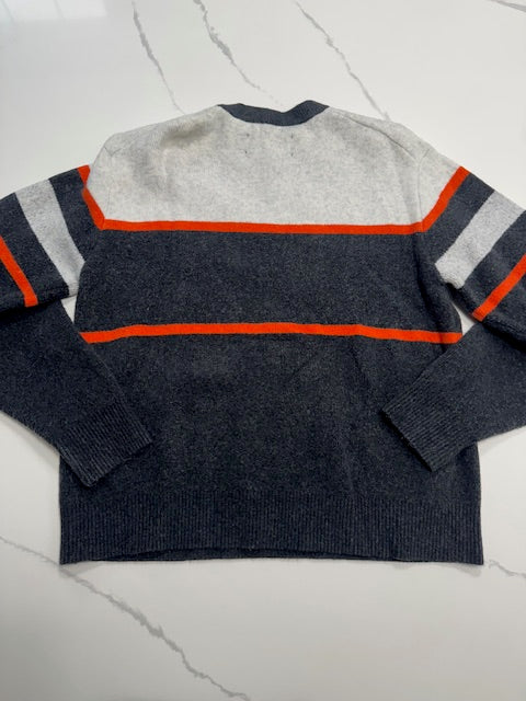 #222 Abercrombie & Fitch NFL Bengals Oversized Adult/ Unisex XS Crewneck Sweater