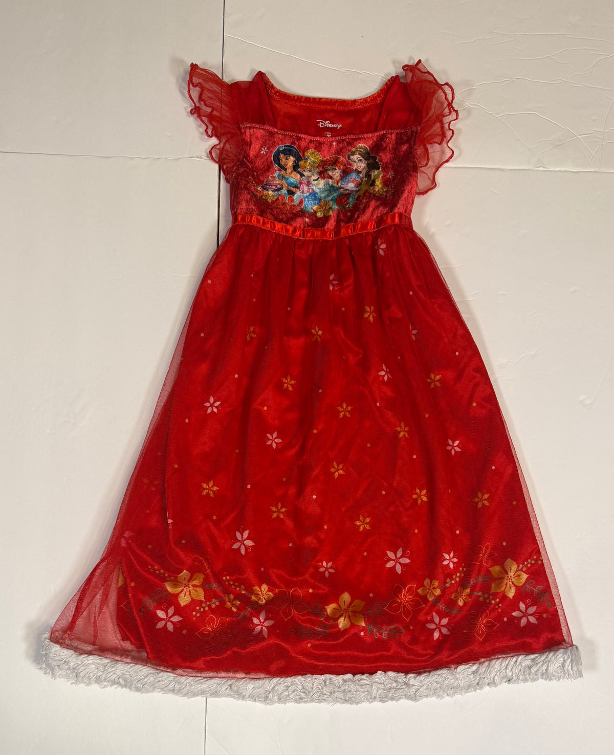 #141 Girls 5T Disney Holiday Princess Tulle Nightgown 2 of 2 available