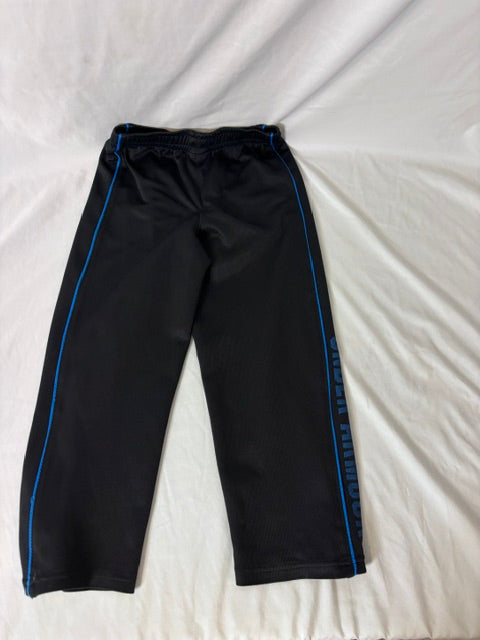 #90 Under Armour Boys Black Athletic Track Pants Size 6