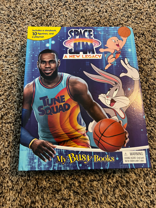 Seller #11 Boys Girls story board book with figures Space Jam - ages 3, 4, 5, 6 - Christmas