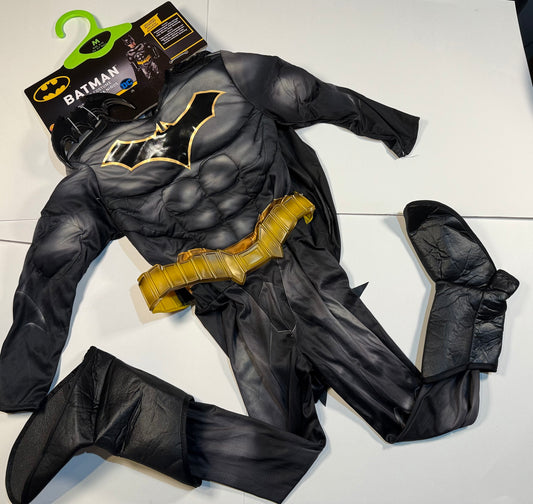 #180 NWT Rubies Medium (8-10) for Kids 5-7 Years old DC Comics Batman Costume
