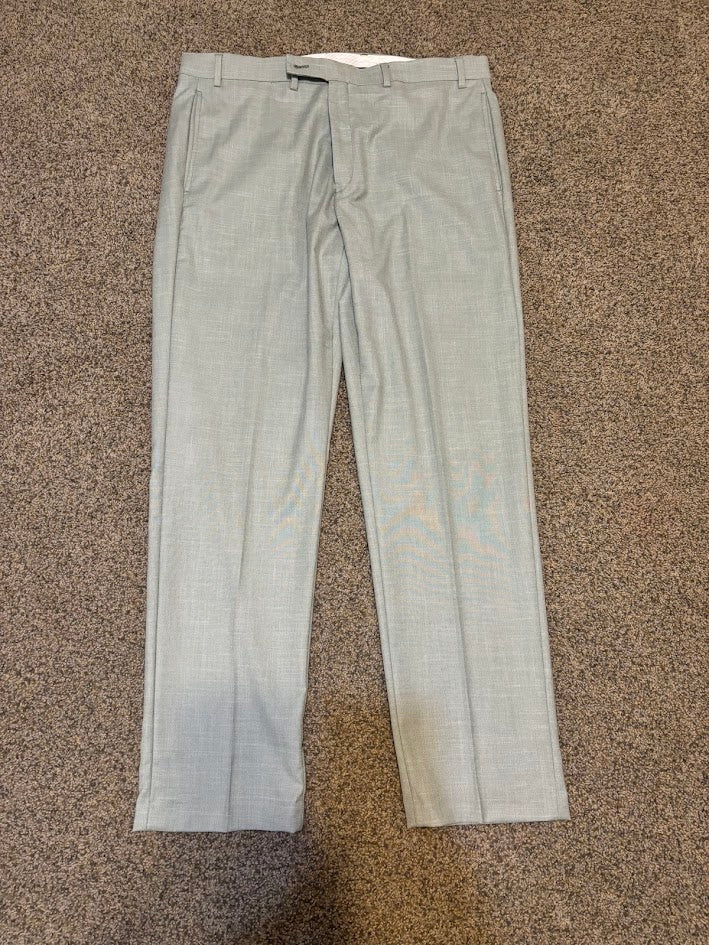 #50 Lauren Ralph Lauren Light Mint/Gray Dress Pants Men's Size 38/32