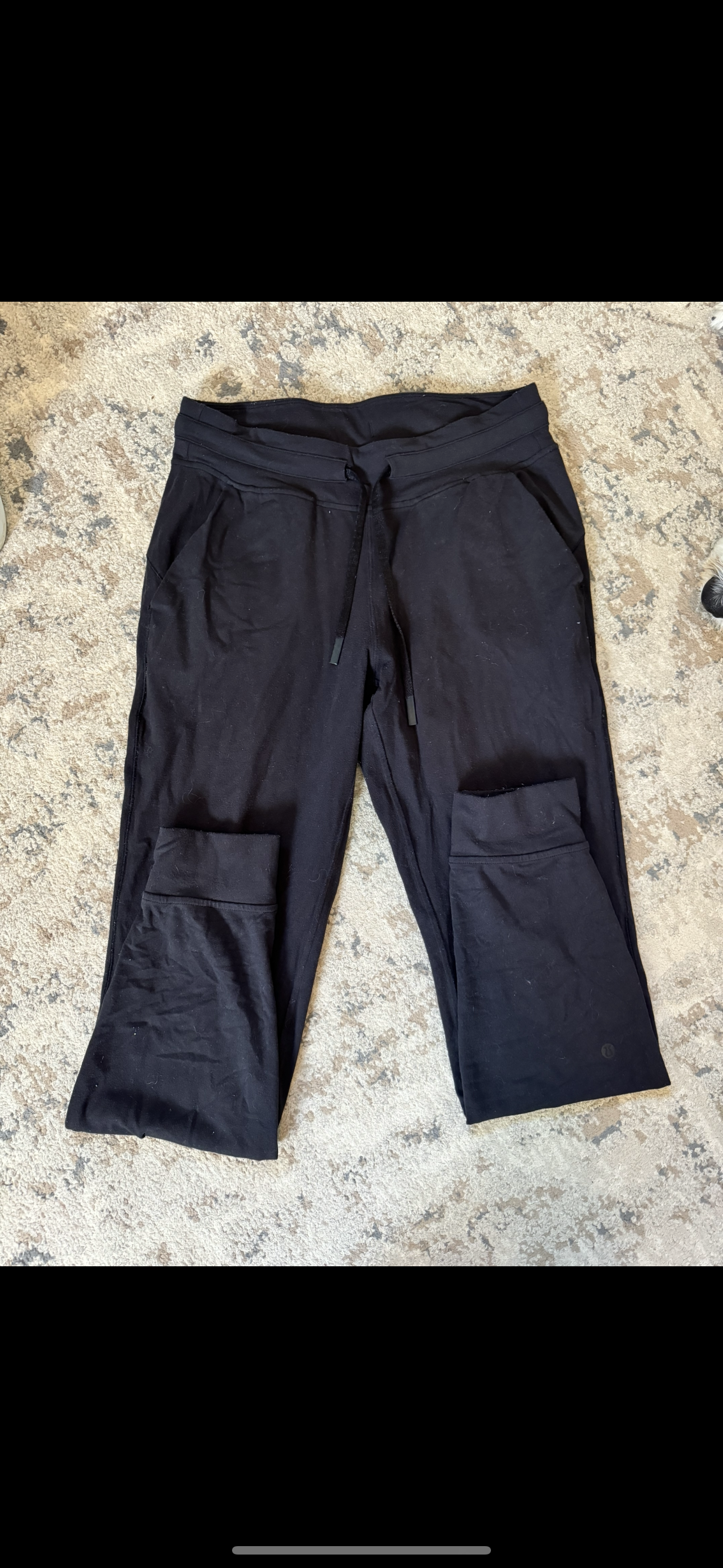 PPU Oakley Women’s Lululemon ‘Ready to Rulu Jogger, Full Length’ Black, Size 6 *See photos for pilling*