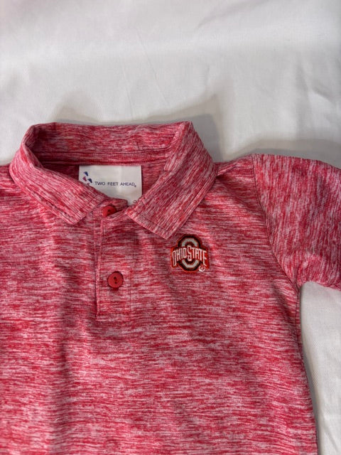 #90 Ohio State Buckeyes Baby Polo Bodysuit Size 18 Months