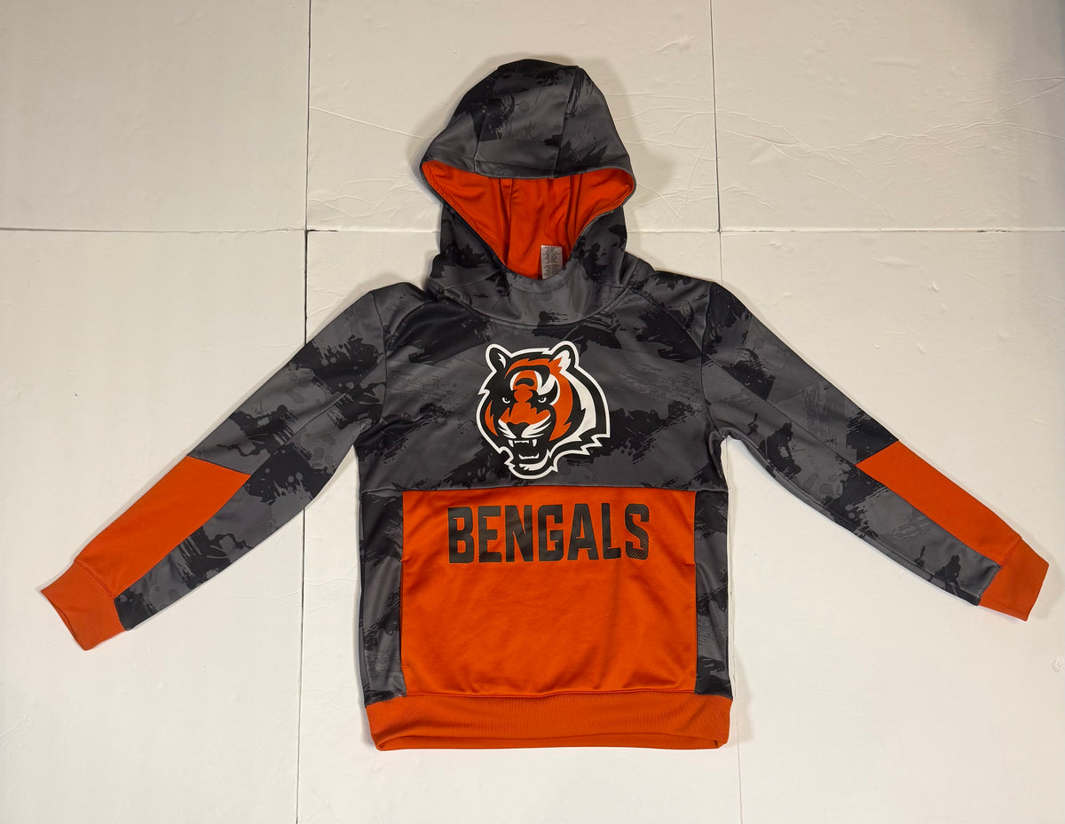 #141 Boys Youth Medium 10/12 NFL Bengals Sweatshirtwith Tiger