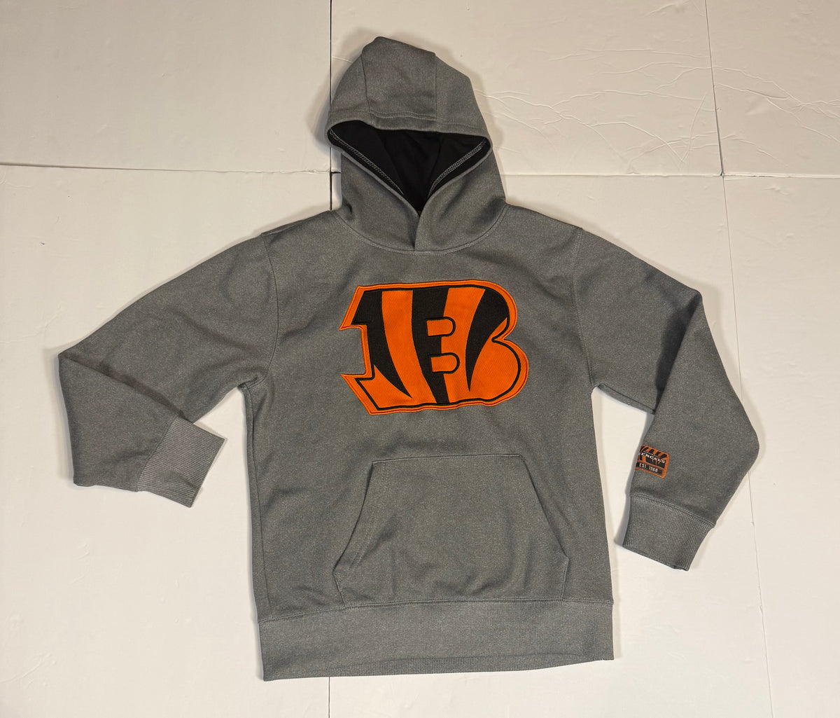 #141 Boys 10-12 NFL Bengals Sweatshirt