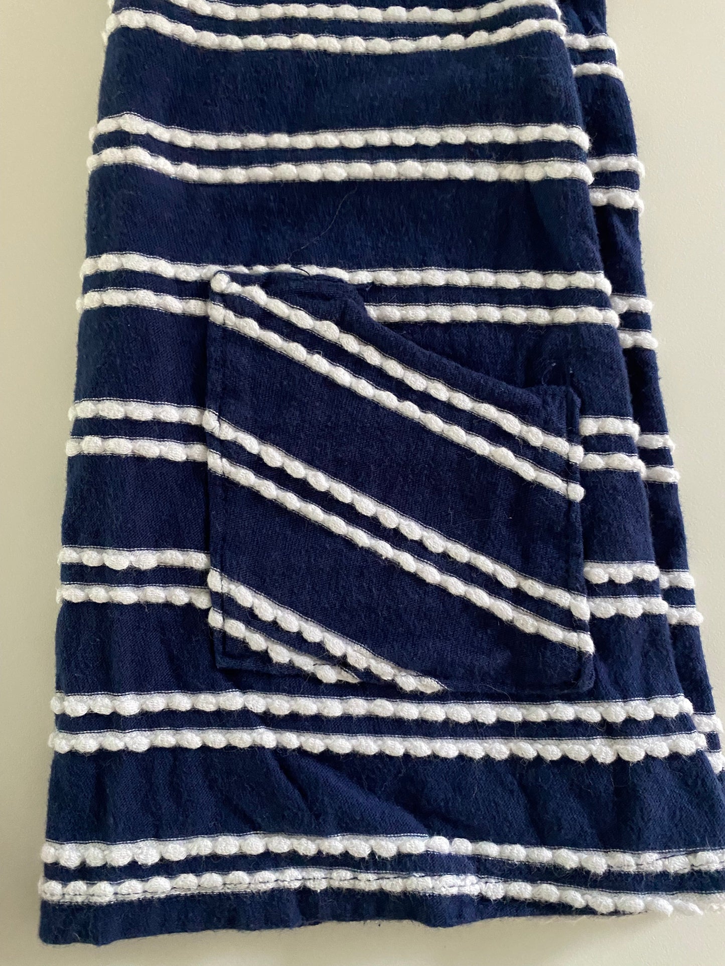 #117, Girls 2T, Cat&Jack navy and white dress, VGUC