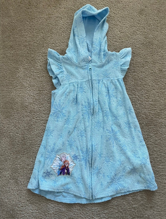 Seller 71: Frozen girls size 5/6 swim suits coverup