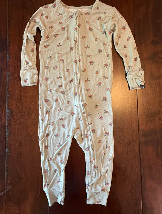 #28 Modern Moments Blue/Gray Onesie PJ - Girls 18 Months