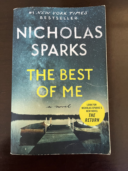 #124 The Best of Me by Nicholas Sparks Paperback Book