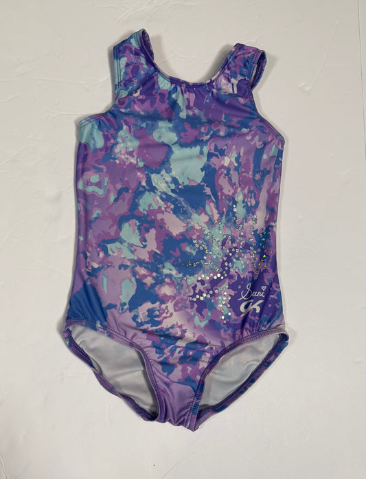 #141 Girls Child XS 3T-4T GK Elite Leotard purple