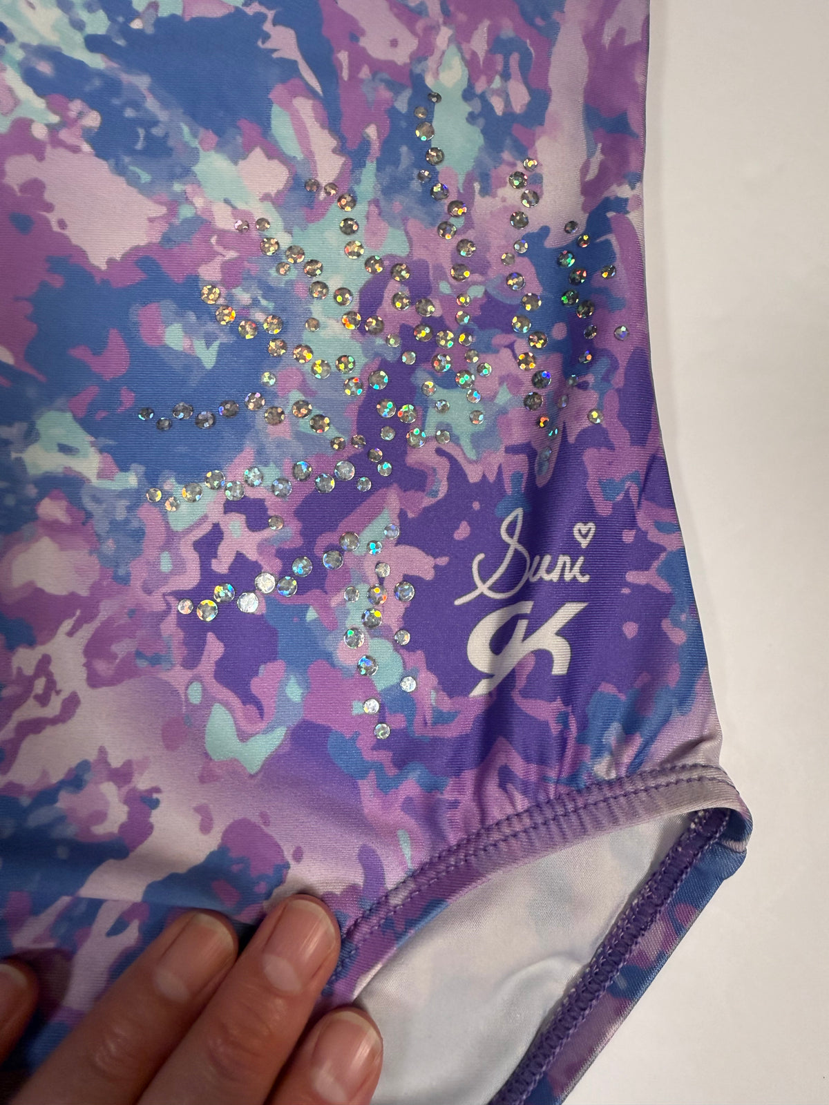 #141 Girls Child XS 3T-4T GK Elite Leotard purple