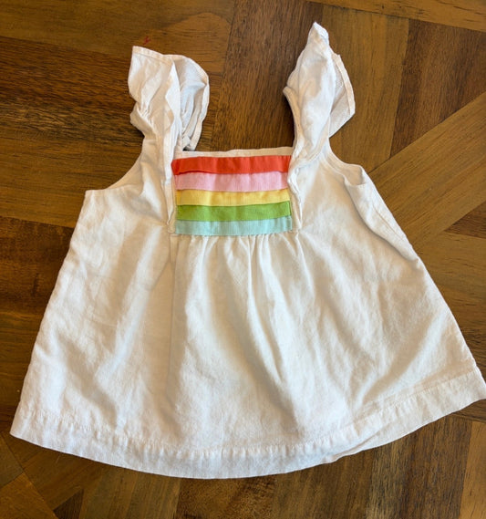 Seller 22 baby gap 12-18 mo flutter strap tank top