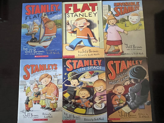 #124 Flat Stanley Set of 6 Paperback Books