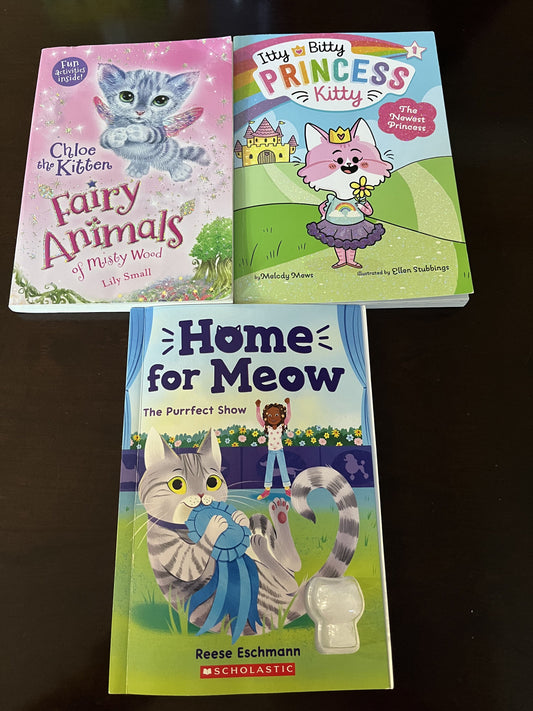 #124 Collection of Three (3) Kitten Books