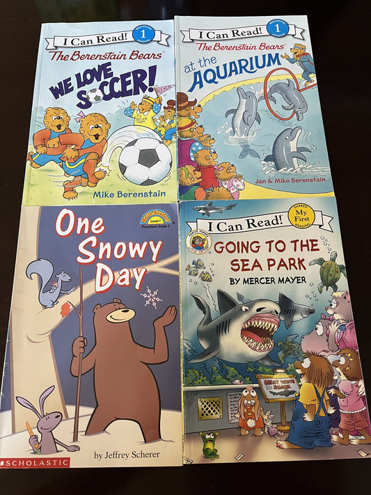 #124 Level 1 Reading Books Including Berenstain Bears and Little Critter Paperback