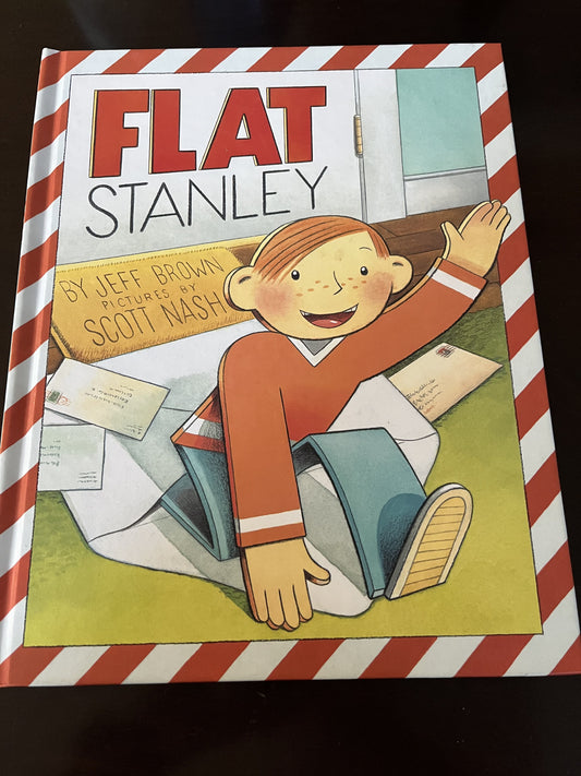 #124 EUC Flat Stanley Hardcover Book