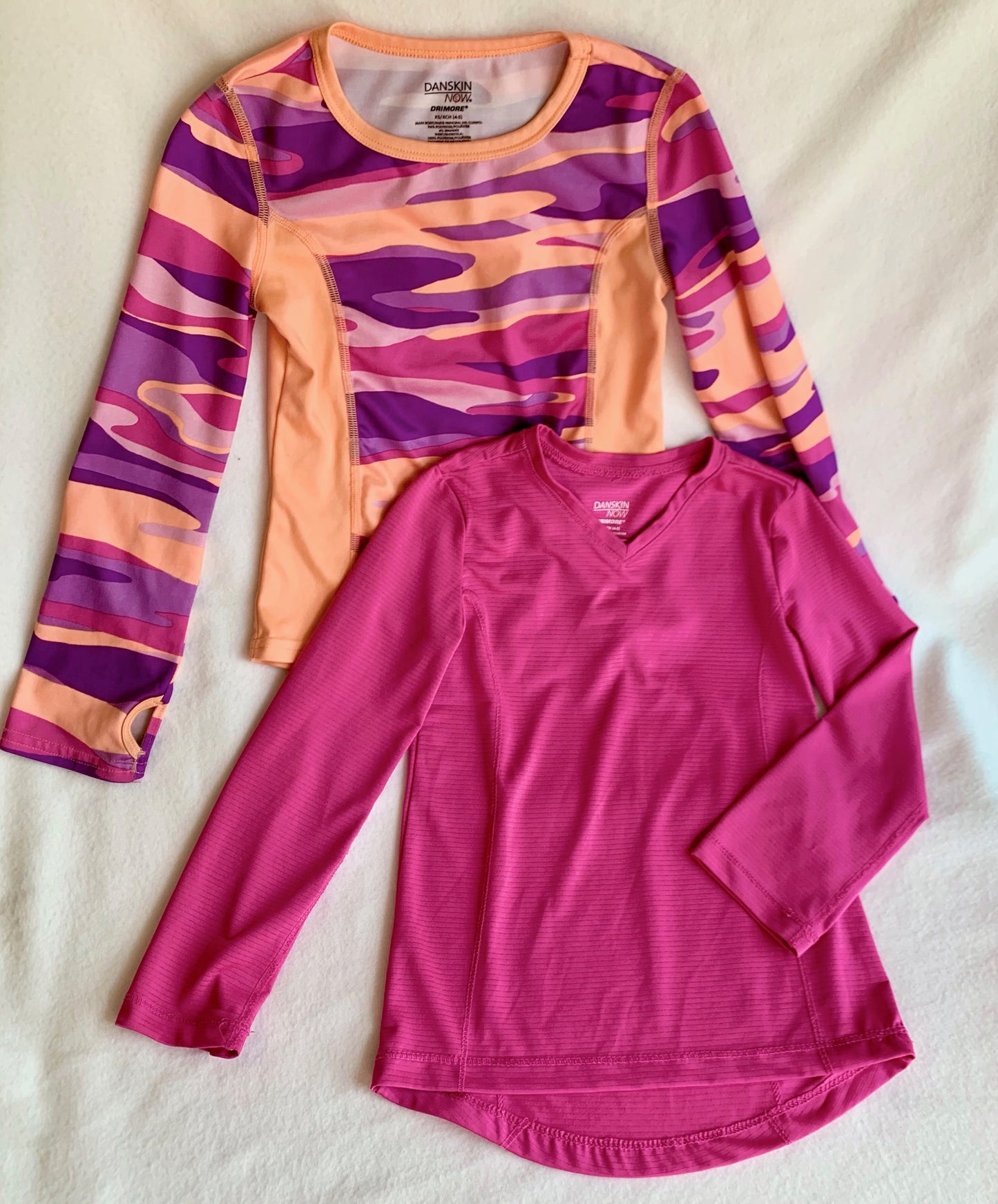 Size 4/5 Danskin Now “Drimore” Girl’s Athletic Shirt Bundle of 2 - Pinks