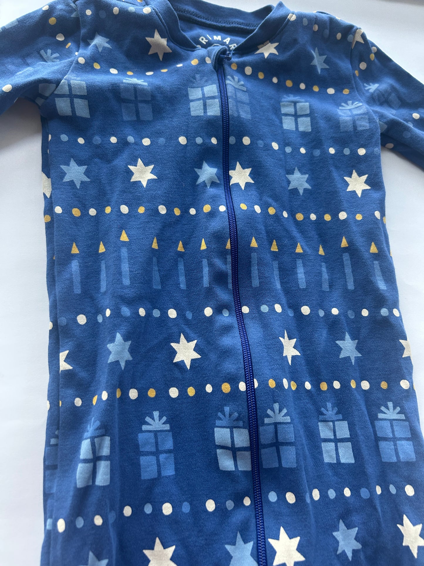 #35 Primary Hanukkah pajamas 9-12