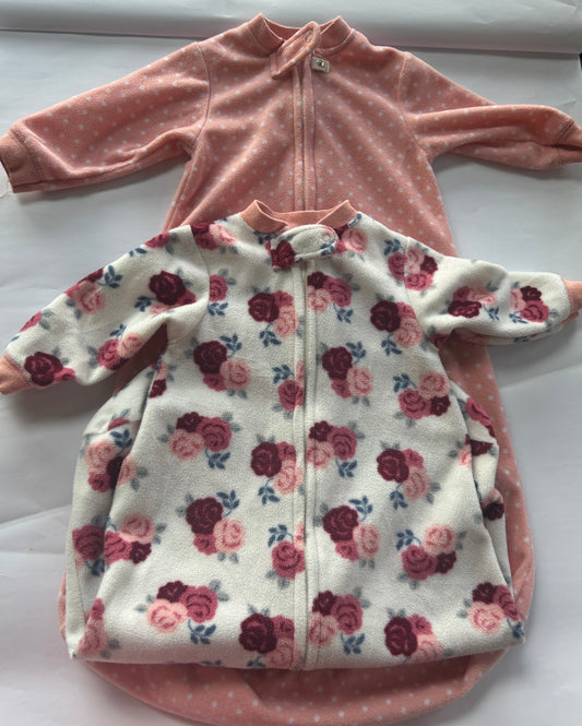 #35 fleece sleep sack set of 2 size M