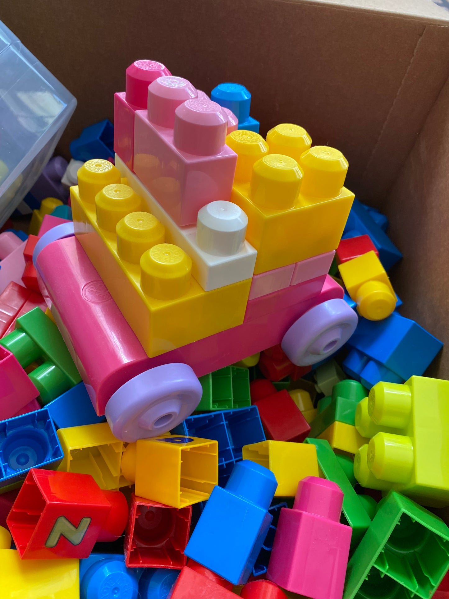 #117, box of legos, GUC