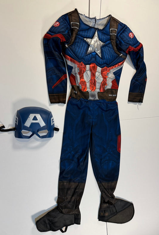 #180 Rubies Small (4-6) Marvel Avenger Endgame Captain America Costume