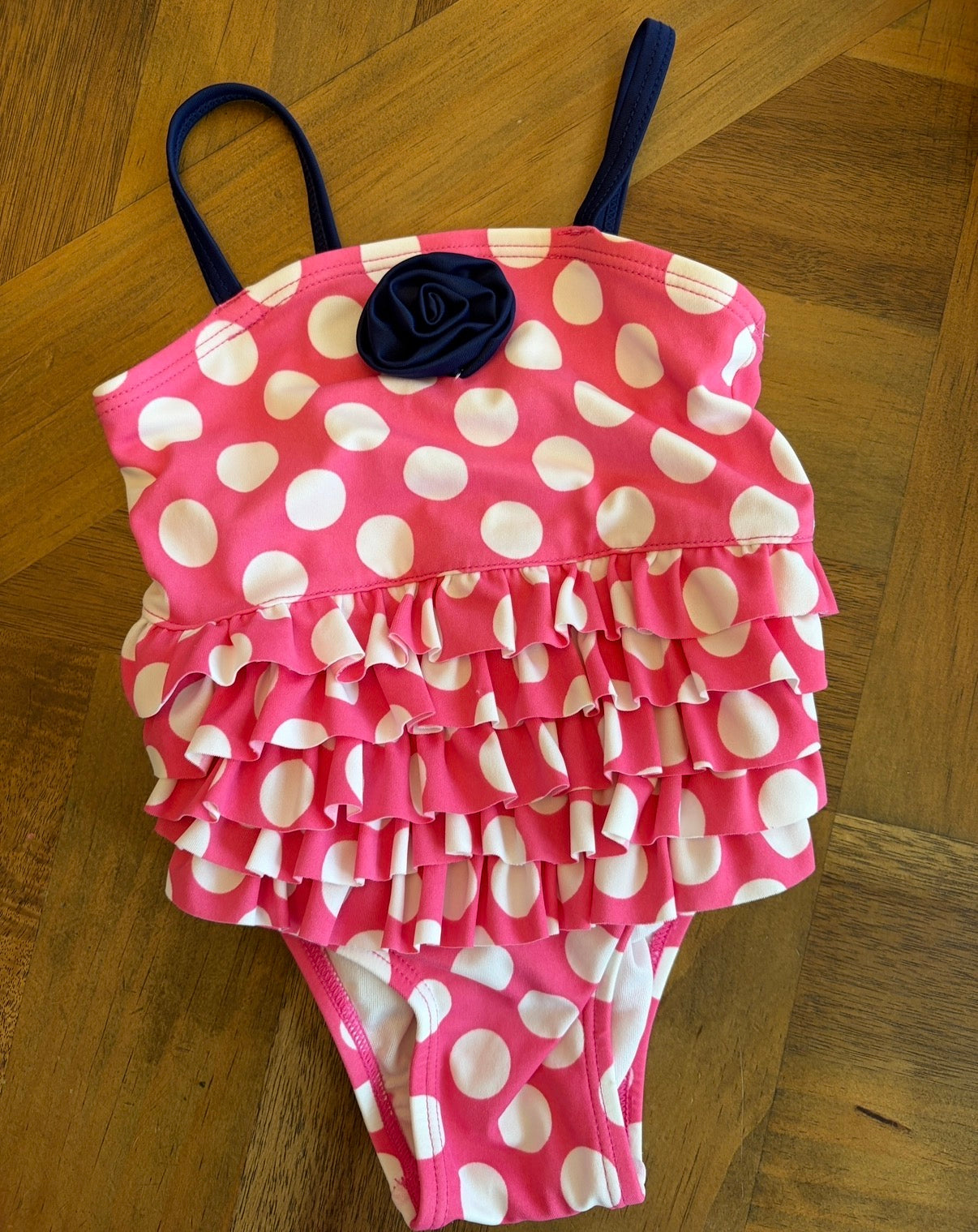 Seller 22 polka dot swimsuit 3-6 month