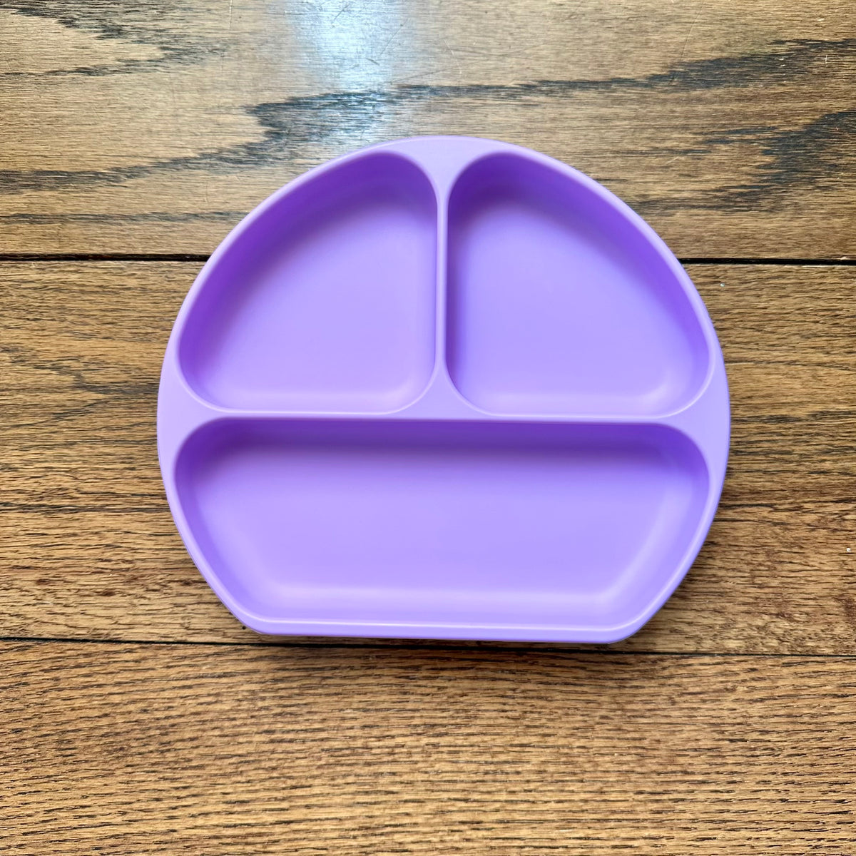 #113	Bumpkins Silicone Suction Plate, Purple