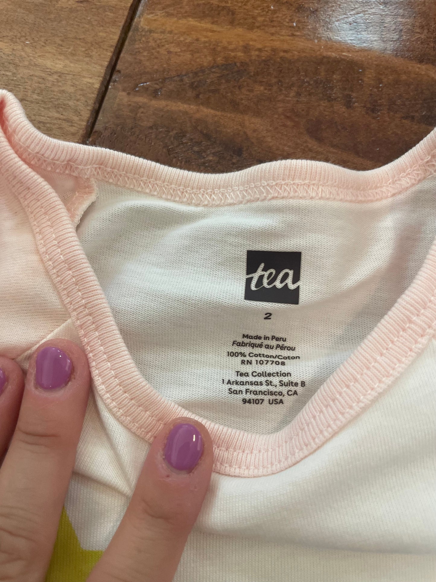 #199 REDUCED Girls Tea Collection panda outfit size 2 NWOT