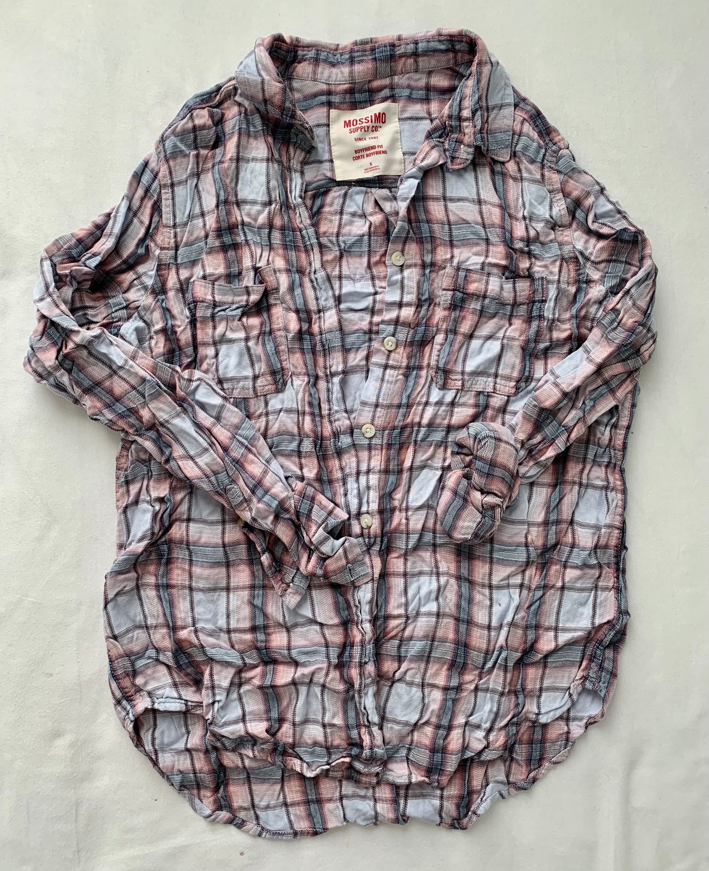 Seller #15 Women’s Small Boyfriend Plaid