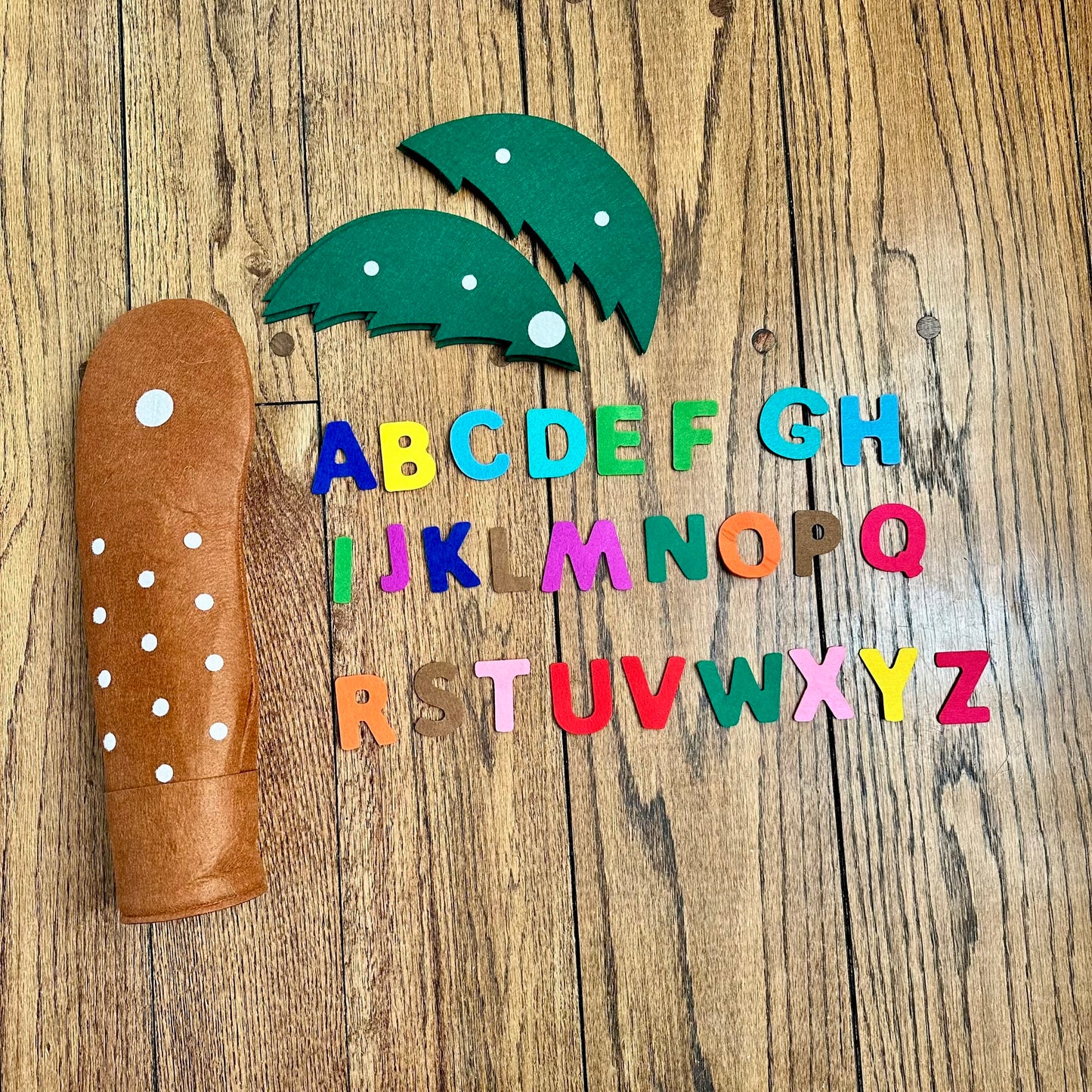 #95 Chicka Chicka Boom Boom Themed Educational Alphabet Activity Set