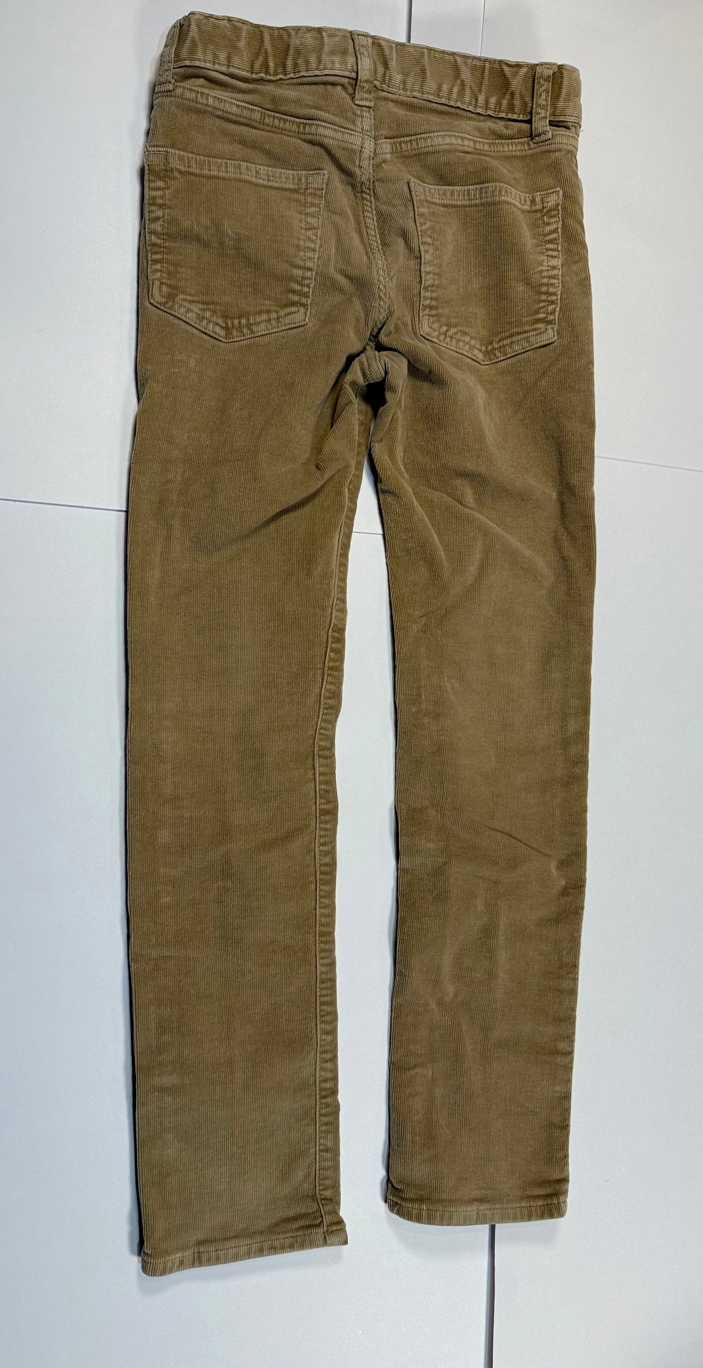 #180 Boys 8 J Crew Stretch Khaki Corduroy Pants