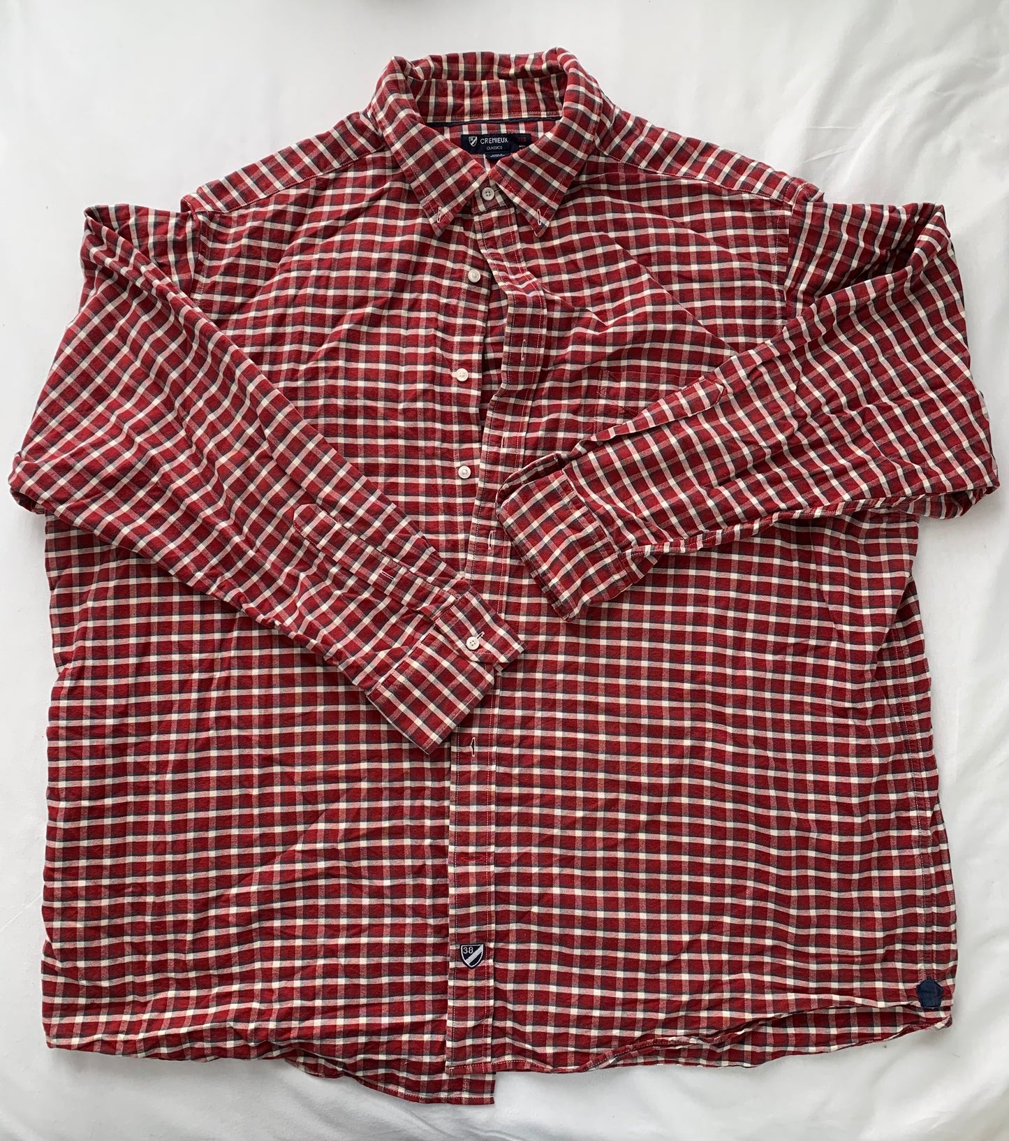 Seller #15 Men’s 3X Red Plaid Shirt