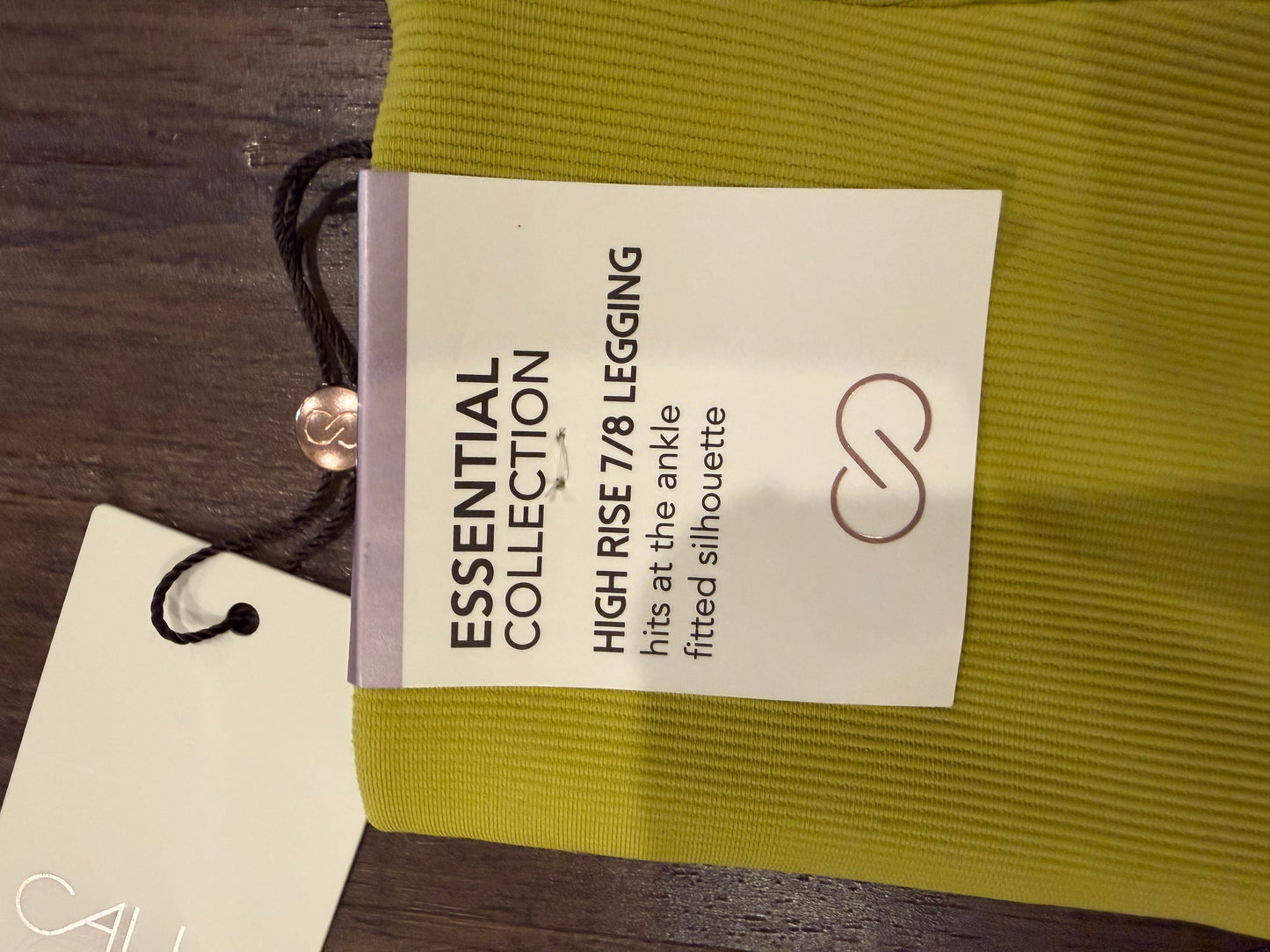 #107 nwt Calia womens small essentials rib 7/8 tight