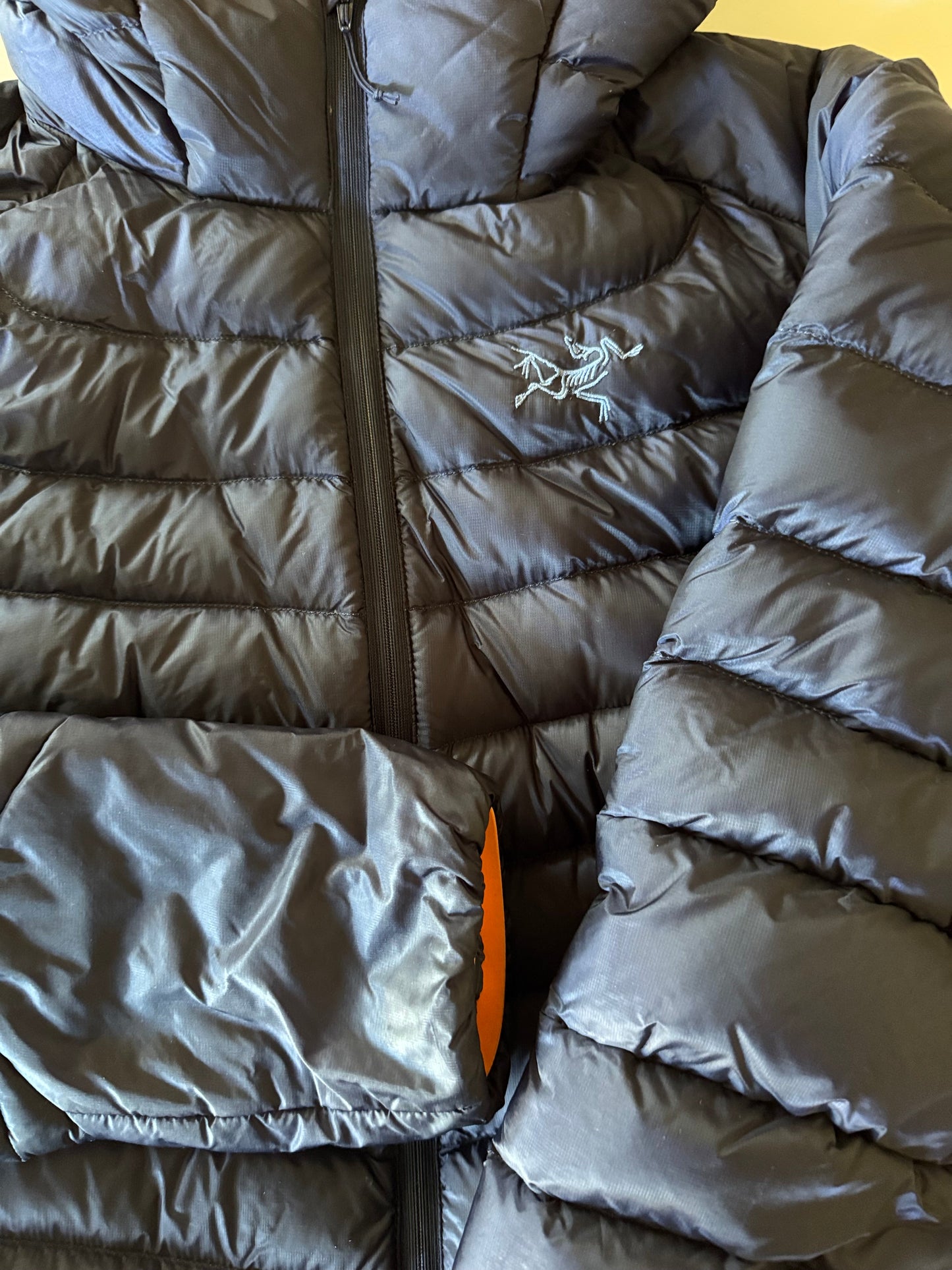 REDUCED # 92 women’s medium down ARCTERYX navy blue winter coat