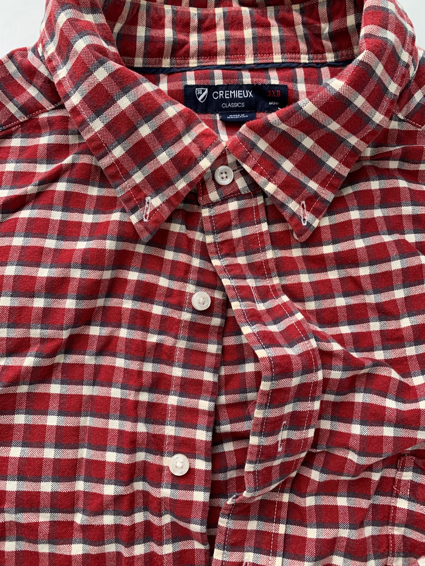 Seller #15 Men’s 3X Red Plaid Shirt