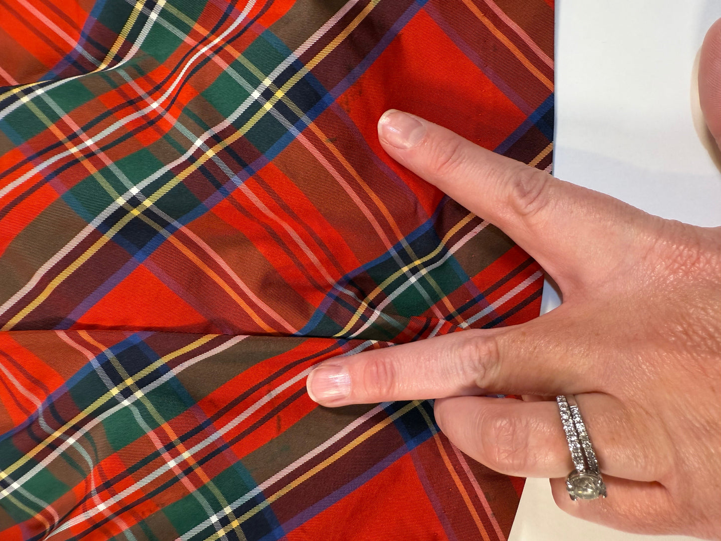 #180 Girls 3 Janie & Jack Holiday Tartan Twirl Dress (2 of 2 available)