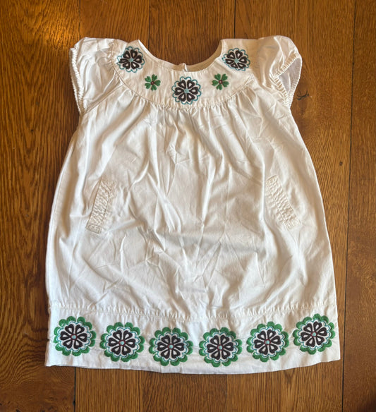 Seller 98 Girls 3T BabyGap White Embroidered Dress