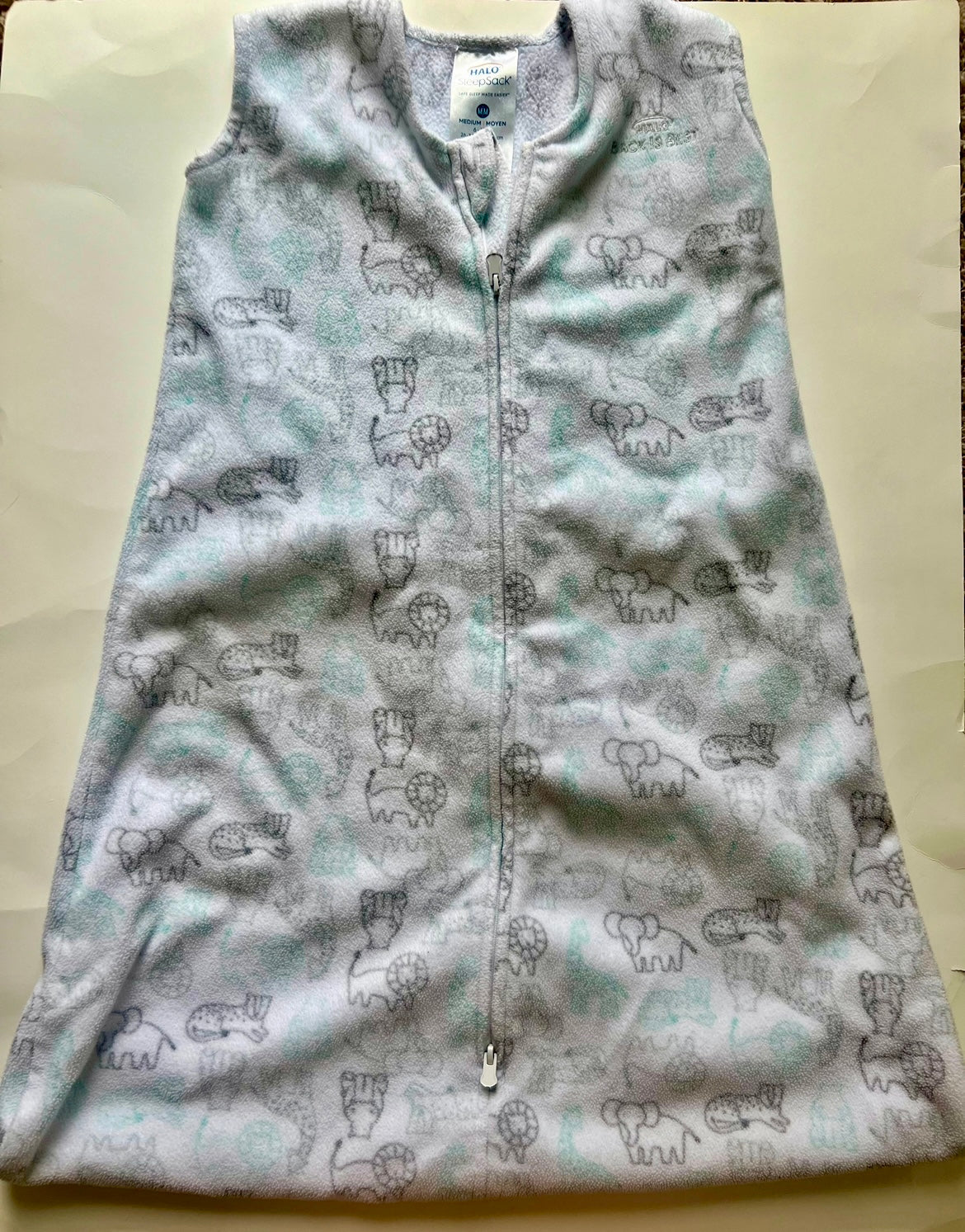 Seller #165 Halo Fleece Sleep Sack Size Medium  (6-12 Months)